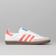 Adidas Samba OG White Orange – კლასიკური სტილი ენერგიული ელფერით