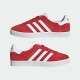 Adidas Gazelle Red White – კლასიკური სახე მკაფიო კონტრასტით